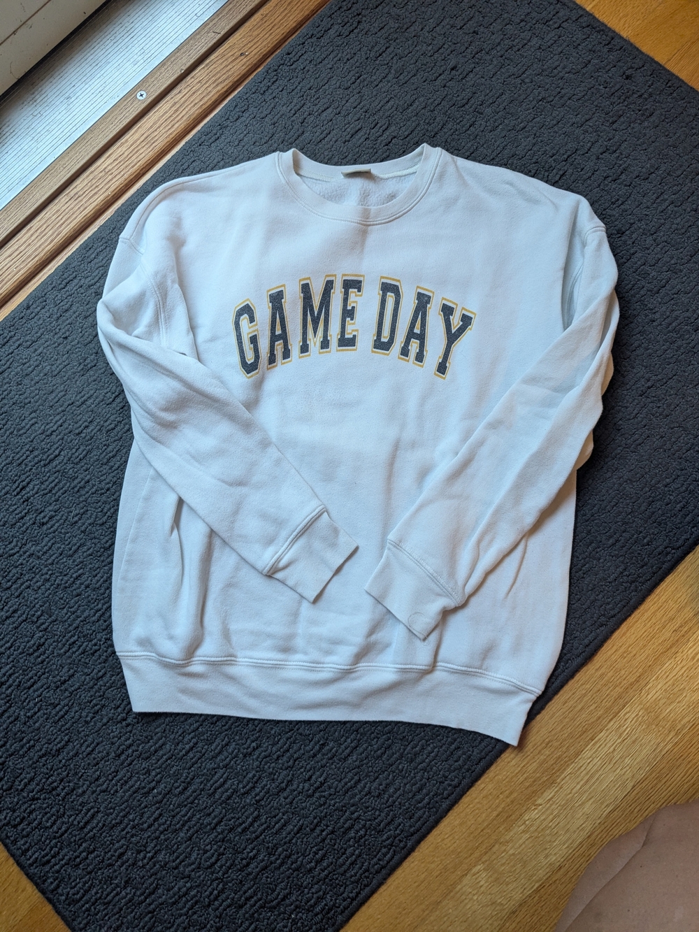 GAME DAY Crewneck Sweatshirt - White